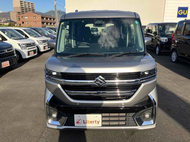 スペーシアカスタム ハイブリッドＧＳ　ナビ　Ｂｌｕｅｔｏｏｔｈ　ＥＴＣ　バックカメラ　両側スライド・片側電動　ＴＶ　オートクルーズコントロール　オートライト　スマートキー　アイドリングストップ　シートヒーター　ベンチシート　ＣＶＴ　ＥＳＣ（10枚目）