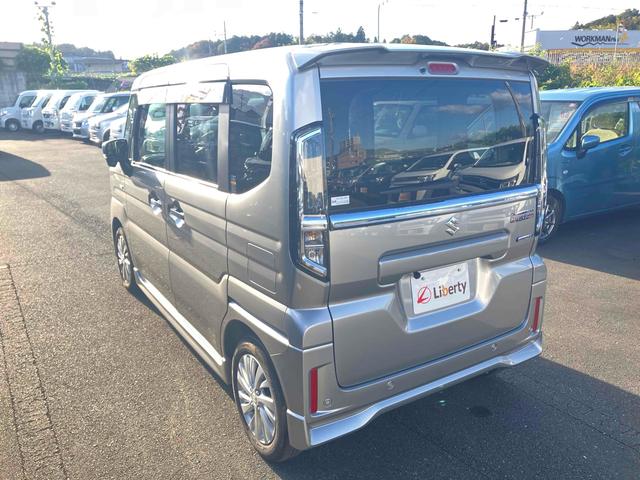 スペーシアカスタム ハイブリッドＧＳ　ナビ　Ｂｌｕｅｔｏｏｔｈ　ＥＴＣ　バックカメラ　両側スライド・片側電動　ＴＶ　オートクルーズコントロール　オートライト　スマートキー　アイドリングストップ　シートヒーター　ベンチシート　ＣＶＴ　ＥＳＣ（14枚目）