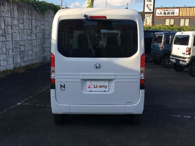 Ｎ－ＶＡＮ Ｌ　ＣＶＴ　衝突被害軽減システム　クリアランスソナー　オートクルーズコントロール　レーンアシスト　バックカメラ　両側スライドドア　アイドリングストップ　電動格納ミラー　オートライト　ＥＳＣ（10枚目）