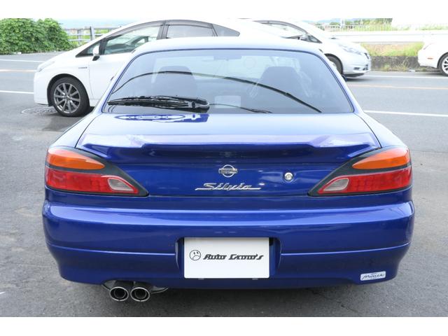 シルビア スペックＲ　Ｓ１５　サンルーフ　アルミホイール　エアコン　パワステ　パワーウィンド　運転席助手席エアバック　クーペ　２０００ｃｃ　ブルー（5枚目）