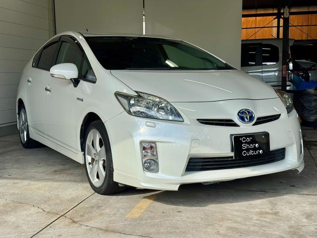 プリウス Sツーリングセレクション 純正HDDナビ バックカメラ 地デジ ETC Bluetooth LEDヘッドライト CD/DVD再生 ステアリングスイッチ オートエアコン エアロ 純正17インチAW ヘッドライトウォッシャー(3枚目)