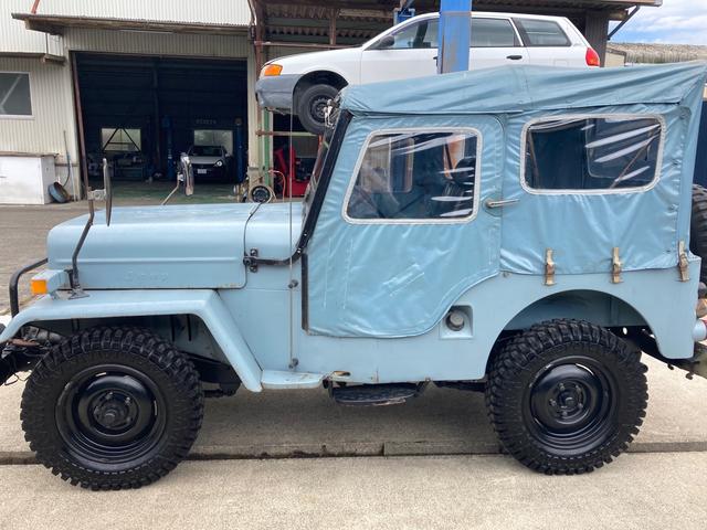 ジープ 三菱 キャンバストップ ｊ５８型 ４ｗｄ ４ナンバー ｅｔｃ ｍｔミッション ガソリン車 ウィンチ グリルガード 革シートの中古車詳細 中古 車検索ならkurutown クルタウン