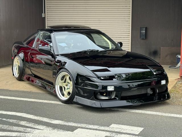 １８０ＳＸ 　サイクルフェンダー／ＢＮスポーツフルエアロ／ｗｏｒｋマイスター極リム／全塗装／サンルーフ／１５タービン／ドリドレ／ドリフト（3枚目）