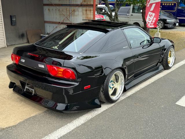 １８０ＳＸ 　サイクルフェンダー／ＢＮスポーツフルエアロ／ｗｏｒｋマイスター極リム／全塗装／サンルーフ／１５タービン／ドリドレ／ドリフト（8枚目）