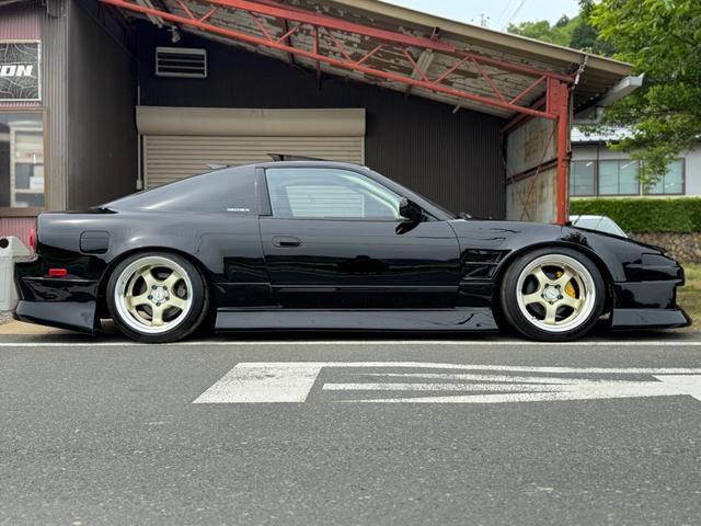 １８０ＳＸ 　サイクルフェンダー／ＢＮスポーツフルエアロ／ｗｏｒｋマイスター極リム／全塗装／サンルーフ／１５タービン／ドリドレ／ドリフト（13枚目）