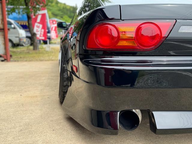１８０ＳＸ 　サイクルフェンダー／ＢＮスポーツフルエアロ／ｗｏｒｋマイスター極リム／全塗装／サンルーフ／１５タービン／ドリドレ／ドリフト（19枚目）