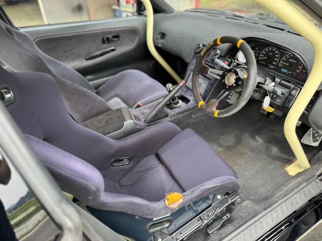 １８０ＳＸ 　サイクルフェンダー／ＢＮスポーツフルエアロ／ｗｏｒｋマイスター極リム／全塗装／サンルーフ／１５タービン／ドリドレ／ドリフト（30枚目）