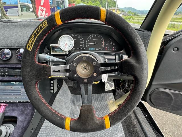 １８０ＳＸ 　サイクルフェンダー／ＢＮスポーツフルエアロ／ｗｏｒｋマイスター極リム／全塗装／サンルーフ／１５タービン／ドリドレ／ドリフト（33枚目）