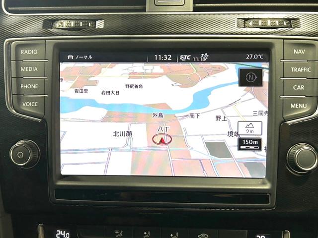 ゴルフＧＴＩ ベースグレード　禁煙車／衝突軽減ブ追従機能／純正ナビ／地デジＴＶ／バックカメラ／ＥＴＣ／純正１８インチアルミ／ローダウン／ＨＩＤヘッドライト／オートライト／パドルシフト／スマートキー／プッシュスタート（11枚目）