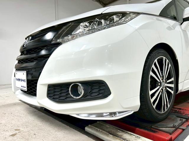 オデッセイ アブソルート・ＥＸ　禁煙車／衝突軽減ブレーキ／黒本革シート／純正ナビＴＶ／純正フリップダウンモニター／全方位カメラ／Ｂｌｕｅｔｏｏｔｈ／ＥＴＣ／ＨＫＳ車高調／純正１８インチアルミ／両側パワースライド／シートヒーター（52枚目）