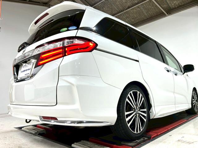 オデッセイ アブソルート・ＥＸ　禁煙車／衝突軽減ブレーキ／黒本革シート／純正ナビＴＶ／純正フリップダウンモニター／全方位カメラ／Ｂｌｕｅｔｏｏｔｈ／ＥＴＣ／ＨＫＳ車高調／純正１８インチアルミ／両側パワースライド／シートヒーター（56枚目）