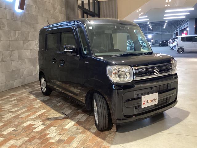 スペーシア ハイブリッドX ドライブレコーダー ETC バックカメラ 両側電動スライドドア ナビ TV クリアランスソナー レーンアシスト 衝突被害軽減システム オートライト スマートキー アイドリングストップ 電動格納ミラー(3枚目)