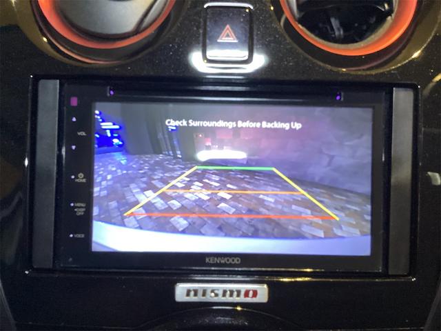 ノート ニスモ ETC バックカメラ アルミホイール スマートキー アイドリングストップ 電動格納ミラー CVT 盗難防止システム 衝突安全ボディ ABS ESC Bluetooth エアコン パワーステアリング(14枚目)