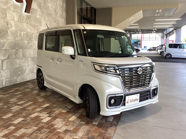 スペーシアカスタム ハイブリッドXSターボ ドライブレコーダー ETC バックカメラ 両側電動スライドドア クリアランスソナー オートクルーズコントロール レーンアシスト 衝突被害軽減システム オートライト スマートキー アイドリングストップ(3枚目)