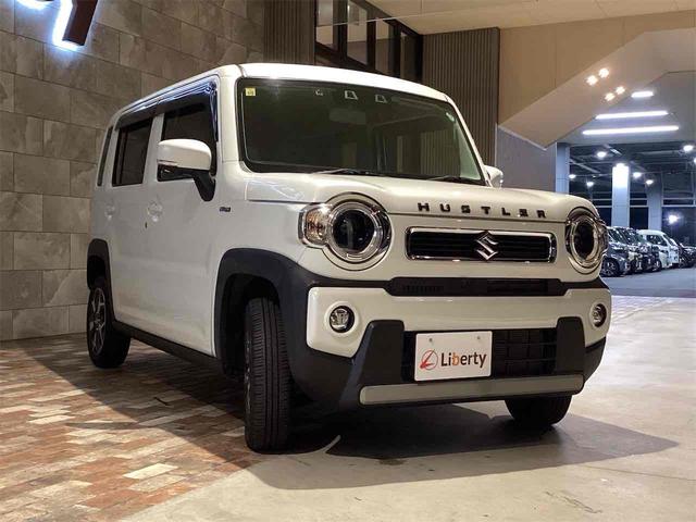 ハスラー ハイブリッドＸ　ドライブレコーダー　ＥＴＣ　全周囲カメラ　ＴＶ　クリアランスソナー　レーンアシスト　衝突被害軽減システム　スマートキー　アイドリングストップ　電動格納ミラー　シートヒーター　ＣＶＴ　ＥＳＣ（3枚目）