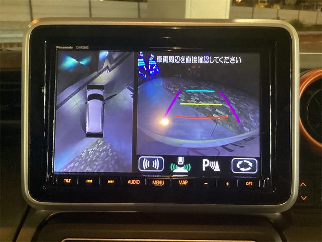 スペーシアギア ハイブリッドＸＺ　ＥＴＣ　全周囲カメラ　両側電動スライドドア　ＴＶ　クリアランスソナー　オートクルーズコントロール　レーンアシスト　衝突被害軽減システム　オートライト　スマートキー　アイドリングストップ　電動格納ミラー（6枚目）