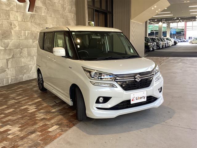 ソリオバンディット ハイブリッドＭＶ　ドライブレコーダー　バックカメラ　クリアランスソナー　オートクルーズコントロール　レーンアシスト　衝突被害軽減システム　両側スライド・片側電動　オートライト　ＬＥＤヘッドランプ　スマートキー（3枚目）