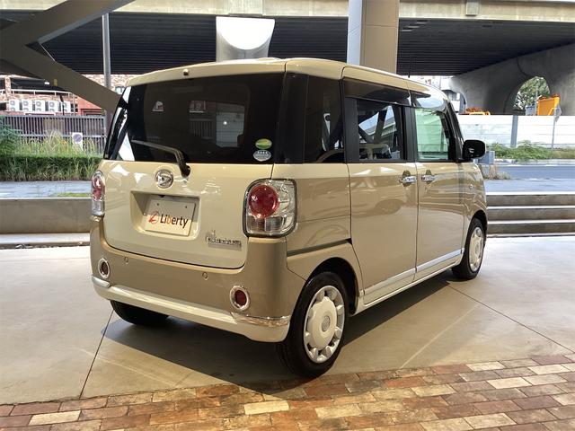 ムーヴキャンバス Ｇメイクアップリミテッド　ＳＡＩＩＩ　ＥＴＣ　全周囲カメラ　両側電動スライドドア　ナビ　ＴＶ　衝突被害軽減システム　オートマチックハイビーム　スマートキー　アイドリングストップ　電動格納ミラー　ベンチシート　ＣＶＴ　ＡＢＳ　ＥＳＣ　ＣＤ（16枚目）