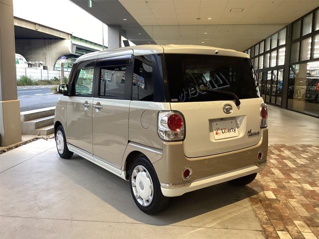 ムーヴキャンバス Ｇメイクアップリミテッド　ＳＡＩＩＩ　ＥＴＣ　全周囲カメラ　両側電動スライドドア　ナビ　ＴＶ　衝突被害軽減システム　オートマチックハイビーム　スマートキー　アイドリングストップ　電動格納ミラー　ベンチシート　ＣＶＴ　ＡＢＳ　ＥＳＣ　ＣＤ（18枚目）