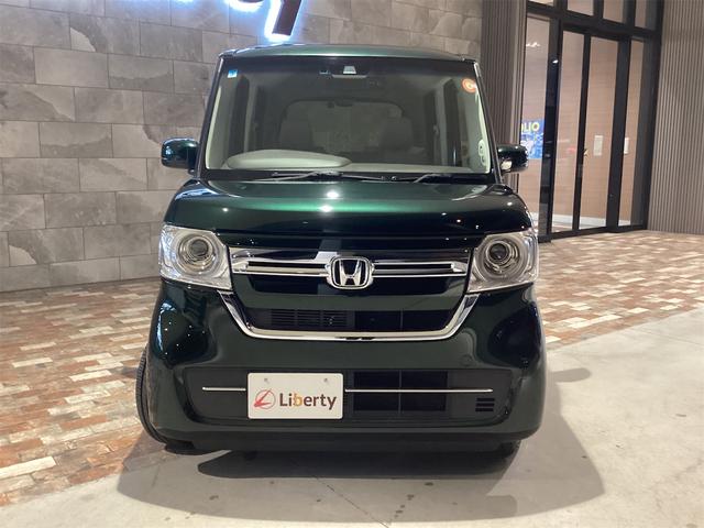 N-BOX L ナビ ETC バックカメラ 両側スライド・片側電動 クリアランスソナー レーンアシスト 衝突被害軽減システム スマートキー アイドリングストップ 電動格納ミラー シートヒーター CVT(18枚目)