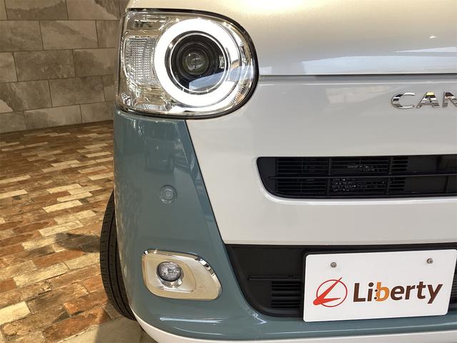 ムーヴキャンバス ストライプスＧ　バックカメラ　両側電動スライドドア　ナビ　ＴＶ　クリアランスソナー　衝突被害軽減システム　オートライト　スマートキー　アイドリングストップ　電動格納ミラー　シートヒーター　ベンチシート　ＣＶＴ　ＥＳＣ（21枚目）