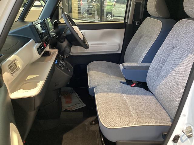 ムーヴキャンバス ストライプスＧ　バックカメラ　両側電動スライドドア　ナビ　ＴＶ　クリアランスソナー　衝突被害軽減システム　オートライト　スマートキー　アイドリングストップ　電動格納ミラー　シートヒーター　ベンチシート　ＣＶＴ　ＥＳＣ（33枚目）