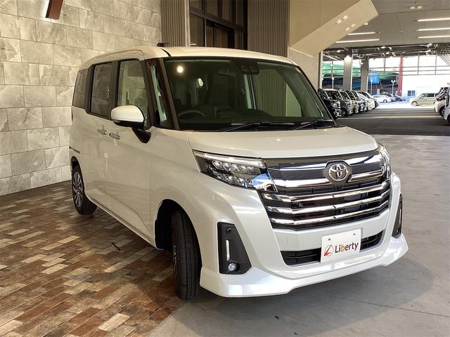 ルーミー カスタムG 全周囲カメラ TV 両側電動スライドドア クリアランスソナー オートクルーズコントロール 衝突被害軽減システム アルミホイール オートライト LEDヘッドランプ スマートキー アイドリングストップ(3枚目)