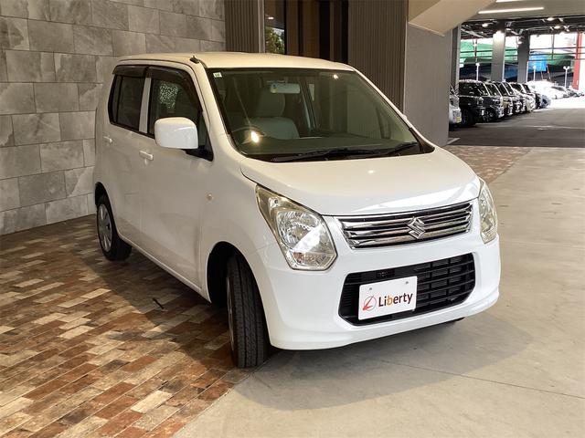 ワゴンR FX アイドリングストップ 電動格納ミラー ベンチシート CVT CD ミュージックプレイヤー接続可 エアコン パワーウィンドウ(3枚目)