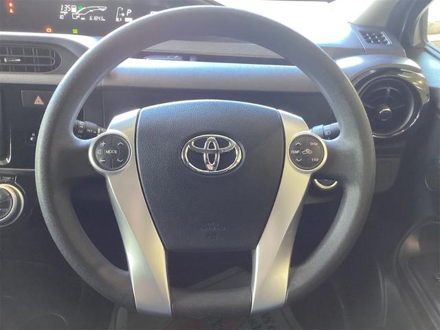 アクア S ETC バックカメラ ナビ TV スマートキー 電動格納ミラー CVT 衝突安全ボディ ABS ESC CD USB Bluetooth エアコン パワーステアリング パワーウィンドウ(10枚目)