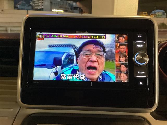 スペーシア ハイブリッドＸ　バックカメラ　両側電動スライドドア　ＴＶ　クリアランスソナー　レーンアシスト　衝突被害軽減システム　オートライト　スマートキー　アイドリングストップ　電動格納ミラー　シートヒーター（6枚目）