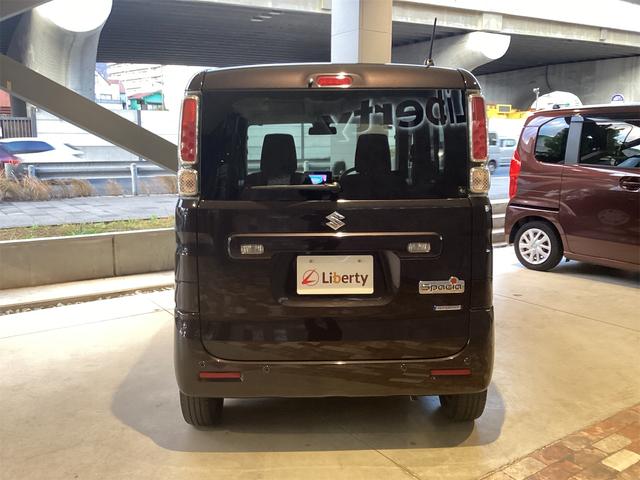 スペーシア ハイブリッドＸ　バックカメラ　両側電動スライドドア　ナビ　ＴＶ　クリアランスソナー　レーンアシスト　衝突被害軽減システム　オートライト　スマートキー　アイドリングストップ　電動格納ミラー　ベンチシート　ＣＶＴ　ＥＳＣ（6枚目）