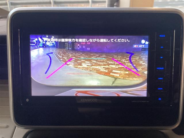 スペーシア ハイブリッドＸ　バックカメラ　両側電動スライドドア　ナビ　ＴＶ　クリアランスソナー　レーンアシスト　衝突被害軽減システム　オートライト　スマートキー　アイドリングストップ　電動格納ミラー　ベンチシート　ＣＶＴ　ＥＳＣ（12枚目）