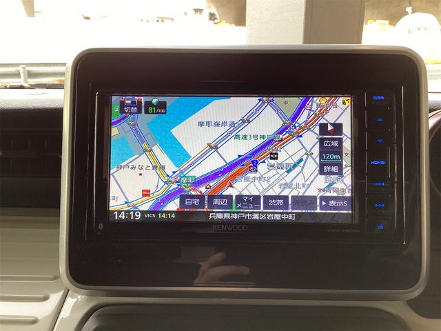 フレアワゴン ハイブリッドＸＳ　ＥＴＣ　両側電動スライドドア　ナビ　ＴＶ　クリアランスソナー　レーンアシスト　衝突被害軽減システム　オートライト　スマートキー　アイドリングストップ　電動格納ミラー　ＣＶＴ　アルミホイール　エアコン（7枚目）