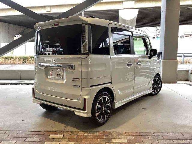 スペーシアカスタム ハイブリッドＸＳターボ　ＥＴＣ　全周囲カメラ　両側電動スライドドア　ＴＶ　クリアランスソナー　オートクルーズコントロール　レーンアシスト　オートライト　スマートキー　アイドリングストップ　電動格納ミラー　シートヒーター（5枚目）