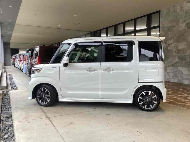 スペーシアカスタム ハイブリッドＸＳターボ　ＥＴＣ　全周囲カメラ　両側電動スライドドア　ＴＶ　クリアランスソナー　オートクルーズコントロール　レーンアシスト　オートライト　スマートキー　アイドリングストップ　電動格納ミラー　シートヒーター（8枚目）