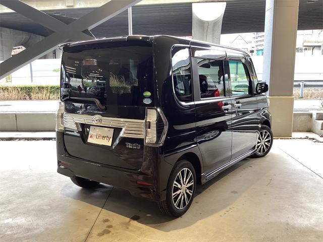 タント カスタムＸ　トップエディションＳＡＩＩＩ　ＥＴＣ　両側スライド・片側電動　ナビ　ＴＶ　衝突被害軽減システム　オートマチックハイビーム　オートライト　スマートキー　アイドリングストップ　電動格納ミラー　シートヒーター　ベンチシート　ＣＶＴ（5枚目）