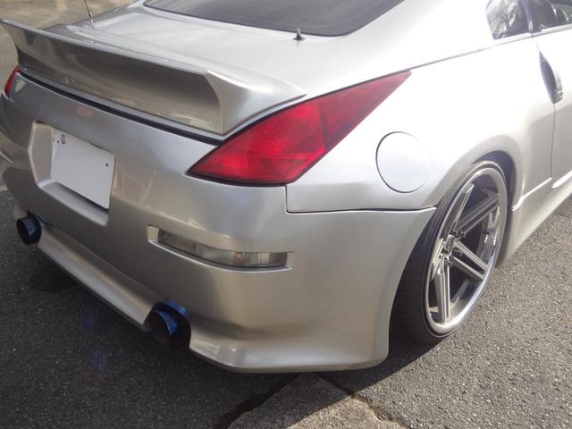 フェアレディＺ バージョンＴ　禁煙車　社外フルエアロ　減衰調整式車高調　大径マフラー　社外２０ＡＷ　フィルム施工　黒革　シートヒーター　革巻ハンドル　パワーシート　社外ＤＡ　ＨＤＭＩ　ＵＳＢ　社外ツイーター　ＥＴＣ　ＴＳＣオフ（63枚目）