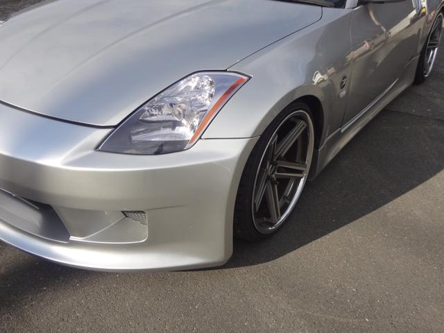 フェアレディＺ バージョンＴ　禁煙車　社外フルエアロ　減衰調整式車高調　大径マフラー　社外２０ＡＷ　フィルム施工　黒革　シートヒーター　革巻ハンドル　パワーシート　社外ＤＡ　ＨＤＭＩ　ＵＳＢ　社外ツイーター　ＥＴＣ　ＴＳＣオフ（67枚目）