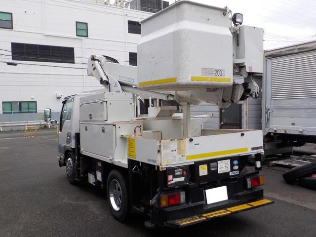 エルフトラック  イスズ エルフ 高所作業車 アイチ製 SH11A 地上高11m 電工仕様 車検2年付き メッキパーツ(4枚目)