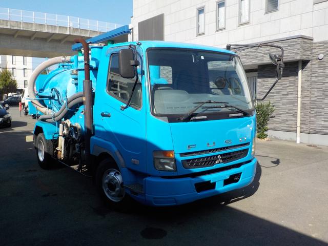 ファイター 　強力吸引車　汚泥吸引車　モリタエコノス製　パワフルマスター　ＲＢＸ４２ＰＶＤＢＨ　風量４０　タンク胴巻きステンレス　容量２８００　ホース付き（3枚目）