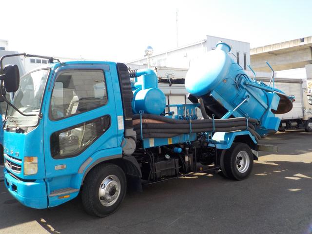 ファイター 　強力吸引車　汚泥吸引車　モリタエコノス製　パワフルマスター　ＲＢＸ４２ＰＶＤＢＨ　風量４０　タンク胴巻きステンレス　容量２８００　ホース付き（17枚目）