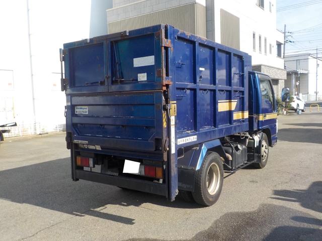 エルフトラック 　土砂禁深ダンプ　新明和工業製　リア観音式扉　６００ｋｇ垂直ゲート付き（6枚目）