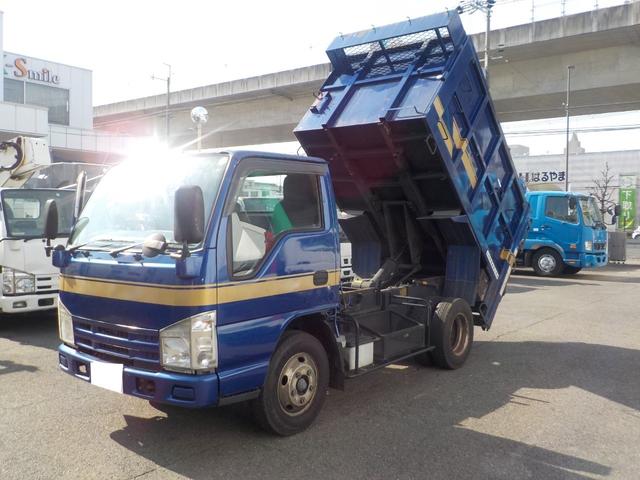 エルフトラック 　土砂禁深ダンプ　新明和工業製　リア観音式扉　６００ｋｇ垂直ゲート付き（7枚目）