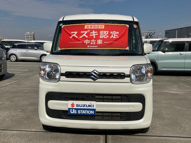 スペーシア ＨＹＢＲＩＤ　Ｇ　２型　衝突被害軽減ブレーキ　全方位ナビ付　デュアルカメラブレーキ｜後退時ブレーキサポート｜後席両側スライドドア｜ハロゲンヘッドランプ｜全方位モニター用カメラ｜携帯リモコン｜ステアリングオーディオスイッチ｜（4枚目）