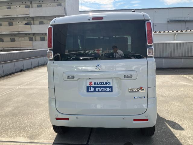 スペーシア ＨＹＢＲＩＤ　Ｇ　２型　衝突被害軽減ブレーキ　全方位ナビ付　デュアルカメラブレーキ｜後退時ブレーキサポート｜後席両側スライドドア｜ハロゲンヘッドランプ｜全方位モニター用カメラ｜携帯リモコン｜ステアリングオーディオスイッチ｜（7枚目）