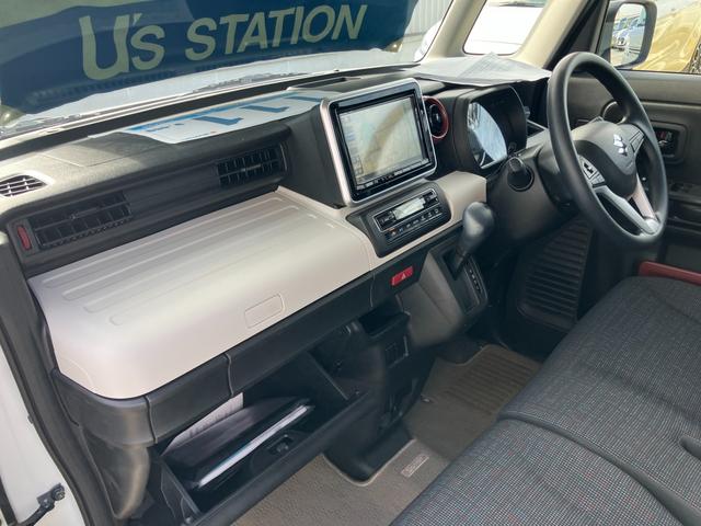 スペーシア ＨＹＢＲＩＤ　Ｇ　２型　衝突被害軽減ブレーキ　全方位ナビ付　デュアルカメラブレーキ｜後退時ブレーキサポート｜後席両側スライドドア｜ハロゲンヘッドランプ｜全方位モニター用カメラ｜携帯リモコン｜ステアリングオーディオスイッチ｜（43枚目）