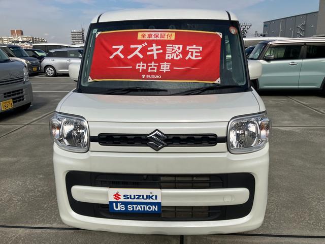 スペーシア ＨＹＢＲＩＤ　Ｇ　２型　衝突被害軽減ブレーキ　全方位ナビ付　デュアルカメラブレーキ｜後退時ブレーキサポート｜後席両側スライドドア｜ハロゲンヘッドランプ｜全方位モニター用カメラ｜携帯リモコン｜ステアリングオーディオスイッチ｜（62枚目）