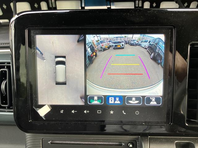 ワゴンＲスマイル ＨＹＢＲＩＤ　Ｘ　３型　全方位モニター付ナビ　ＬＥＤランプ　デュアルセンサーブレーキＩＩ｜後席両側ワンアクションパワースライド｜リモート格納式ドアミラー｜３６０°プレミアムＵＶ＆ＩＲカットガラス｜電動パーキングブレーキ｜ＵＳＢ電源ソケット｜（10枚目）