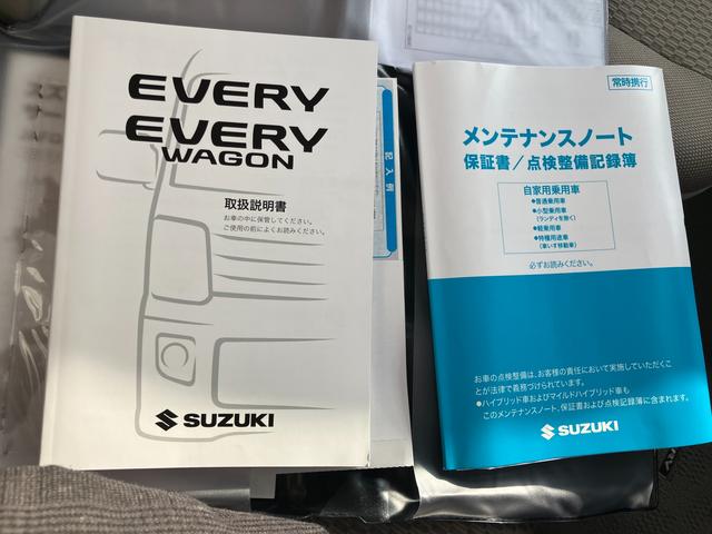 エブリイワゴン ＰＺターボ　ハイルーフ　６型　ＣＶＴ　ＬＥＤヘッドランプ　デュアルカメラブレーキ｜後席左側ワンアクションパワースライド｜１４インチアルミホイール｜本革巻きステアリングホイール｜リモート格納式ドアミラー｜運転席シートヒーター｜（36枚目）