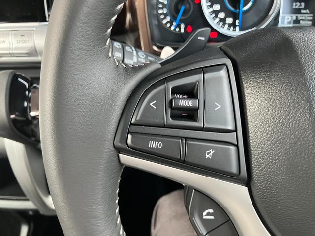 クロスビー ＨＹＢＲＩＤ　ＭＺ　３型　衝突被害軽減ブレーキ　ＬＥＤランプ　デュアルカメラブレーキ｜ブラウンアクセントパッケージ｜ＬＥＤヘッドランプ｜本革巻きステアリングホイール｜プレミアムＵＶ＆ＩＲカットガラス（フロントドア）｜全方位モニター用カメラ｜（33枚目）